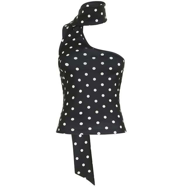 Dotted Halter Top