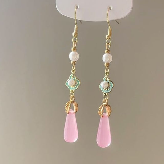 Earring Faux Dangle Pearl