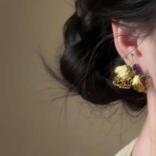 Drop Butterfly Earring
