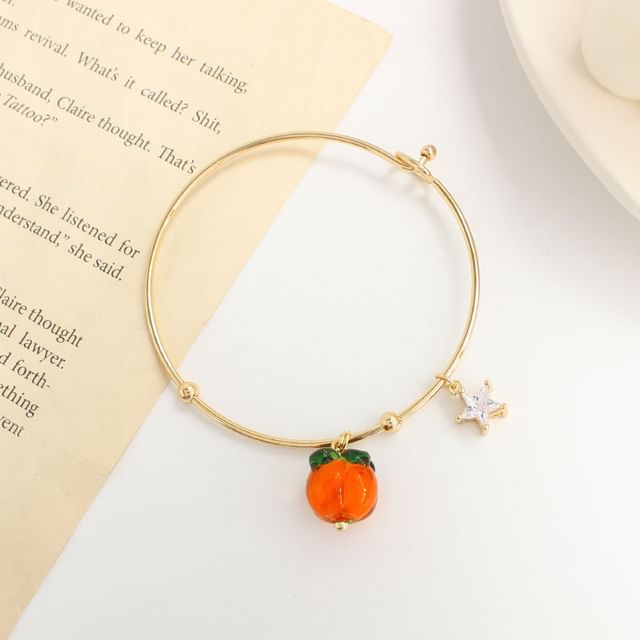 (Various Bangle Fruit Alloy Pendant Designs)