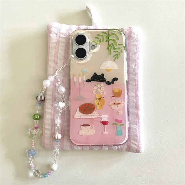 Cat Case Strap Set / Table Meal Phone