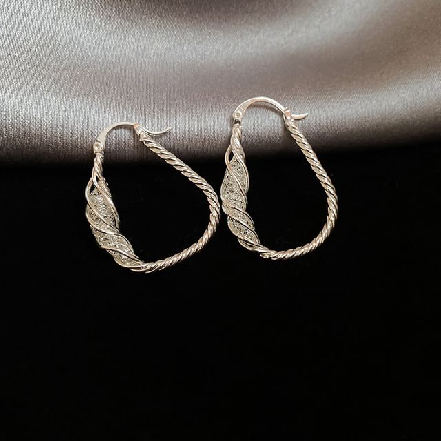 Earring Designs) Hoop (Various Alloy Twisted