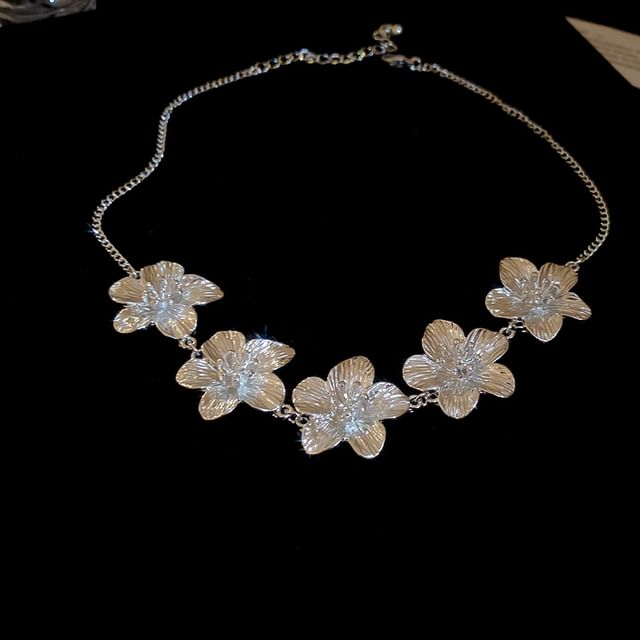 Alloy Designs) Floral (Various Choker