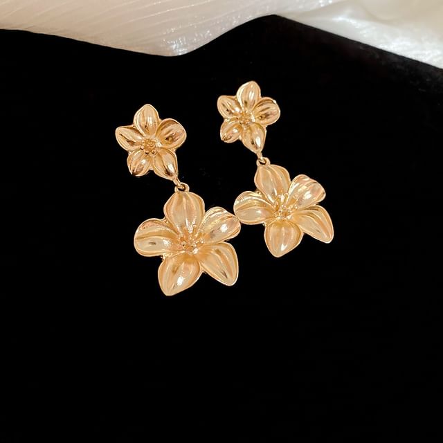 Alloy Earring Floral Necklace / Drop Pendant