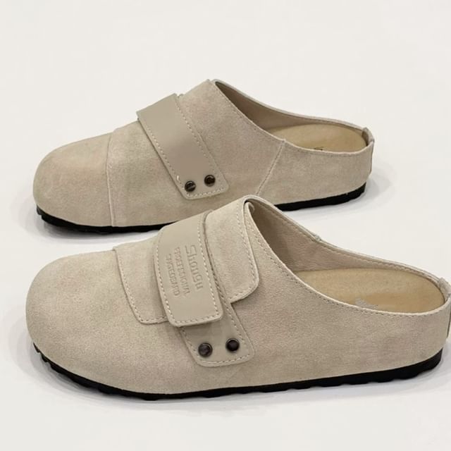 Leather Mules Genuine Platform