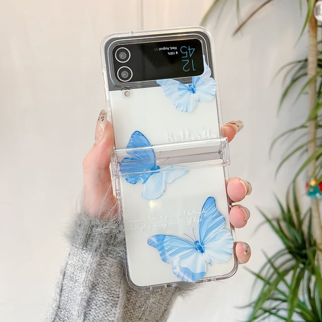 Phone / Butterfly Strap Set Case