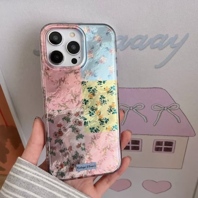 Floral Phone Panel Case