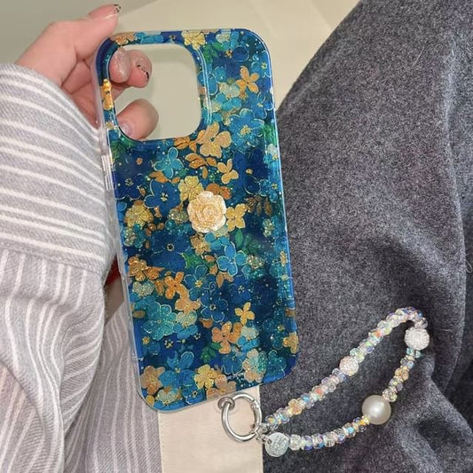 Strap Case Floral Set Phone /