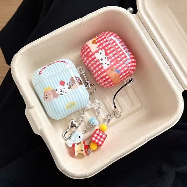 Case / Earphone AirPods Skin Plaid Dog Apple Pro