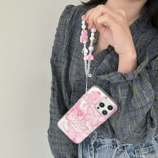 Case Phone Strap / Set Floral