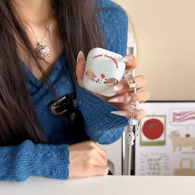 Case / Earphone AirPods Skin Plaid Dog Apple Pro