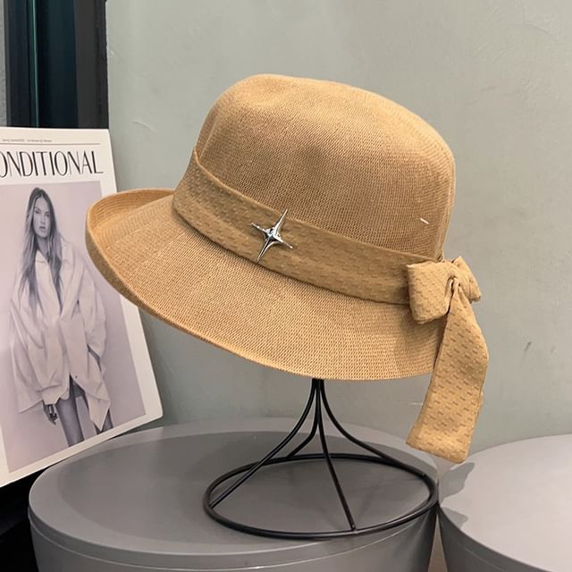 Bucket Star Bow Hat