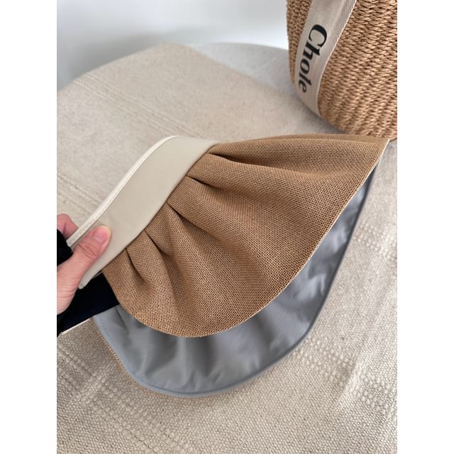 Ruffle Lettering Hat Sun