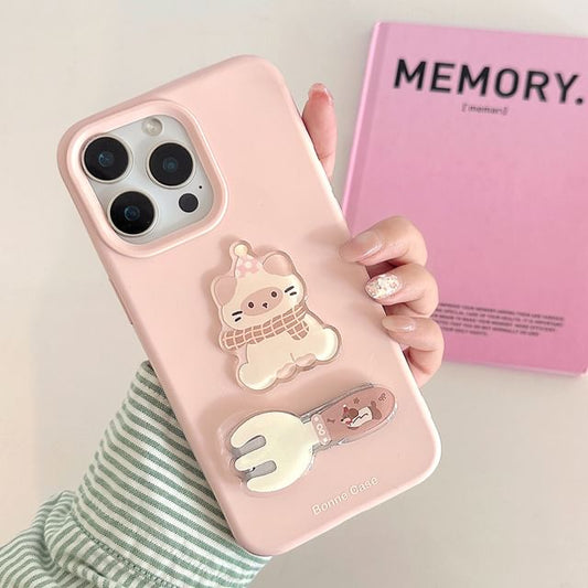Phone Set Fork Cat / Case Stand