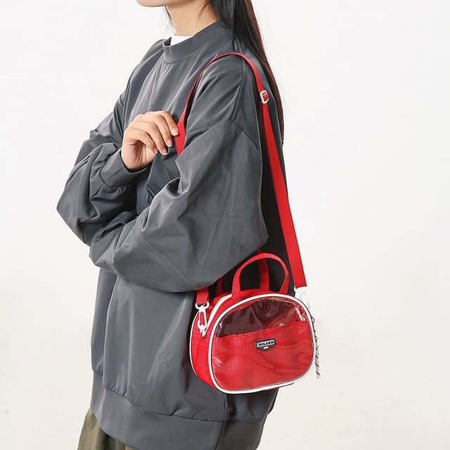 Bag Plaid Crossbody Lettering