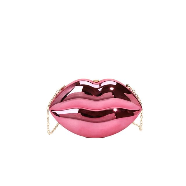 Bag Crossbody Strap Lips Chain