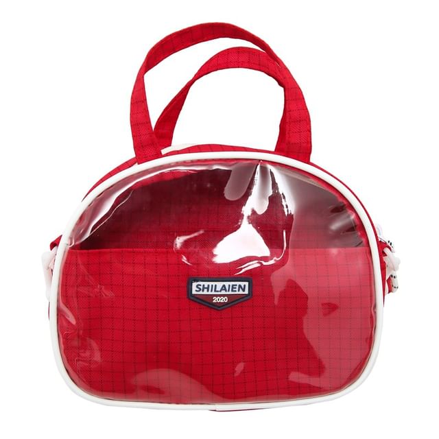 Bag Plaid Crossbody Lettering