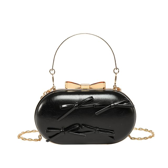 Chain Bag Strap Bow Crossbody