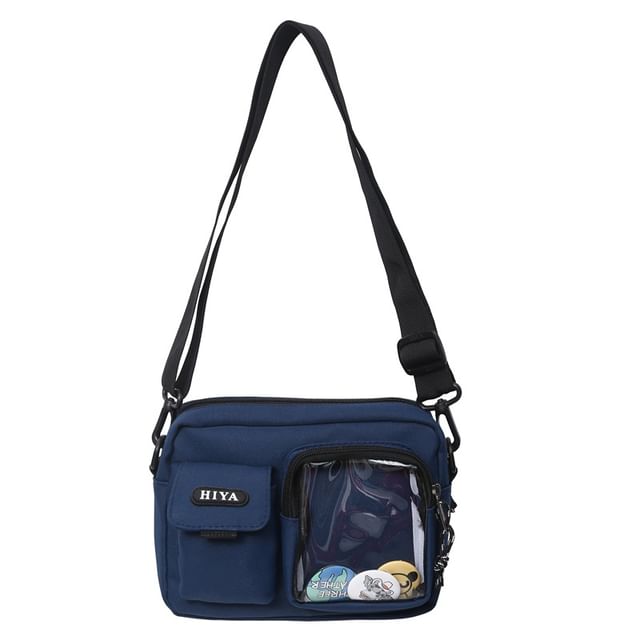 Lettering + Multi-Pocket Set: Bag Badge Crossbody