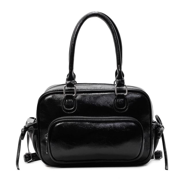 Leather Multi-Pocket Faux Multi-Way Backpack