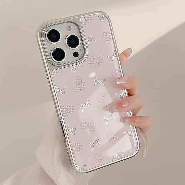 Bow Heart Phone Case