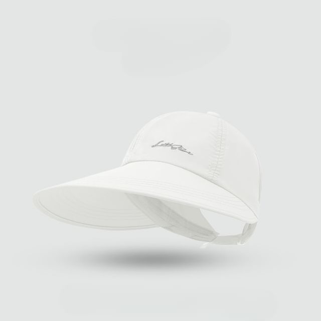 Embroidered Cap Lettering Visor