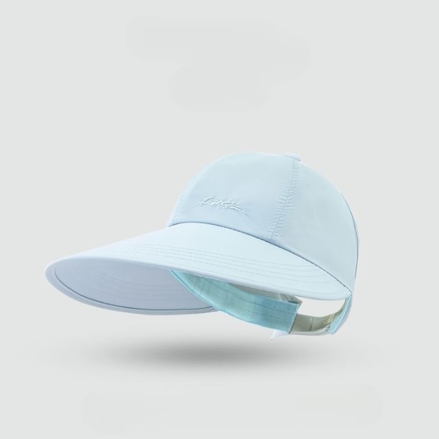 Embroidered Cap Lettering Visor