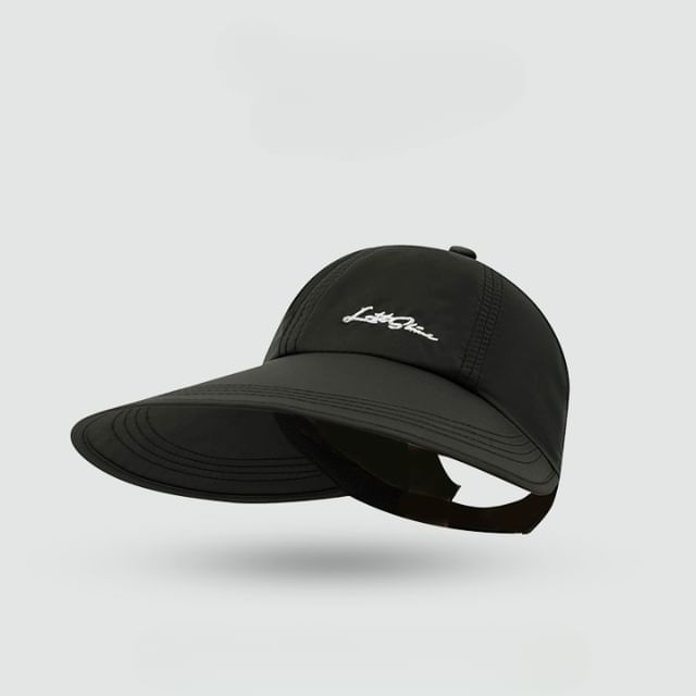 Embroidered Cap Lettering Visor