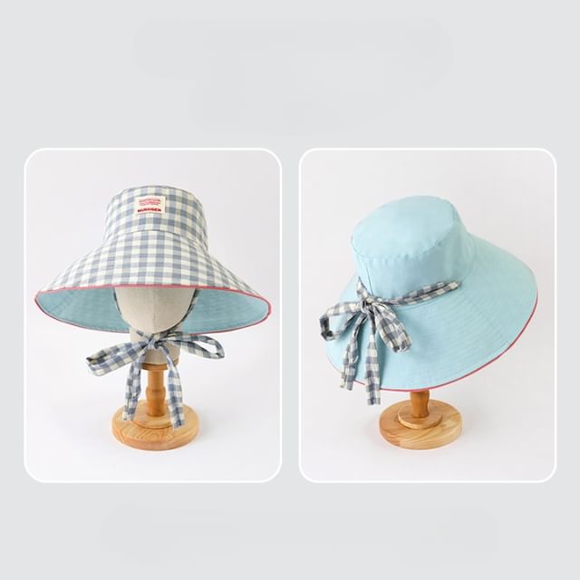 Applique Hat Boonie Plaid