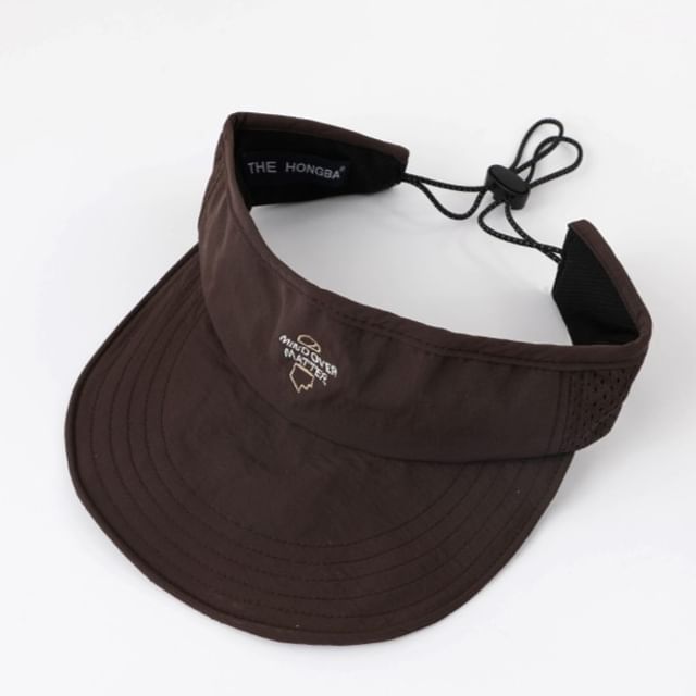 Embroidered Visor Lettering