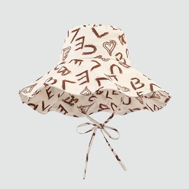 Print Hat Boonie Lettering