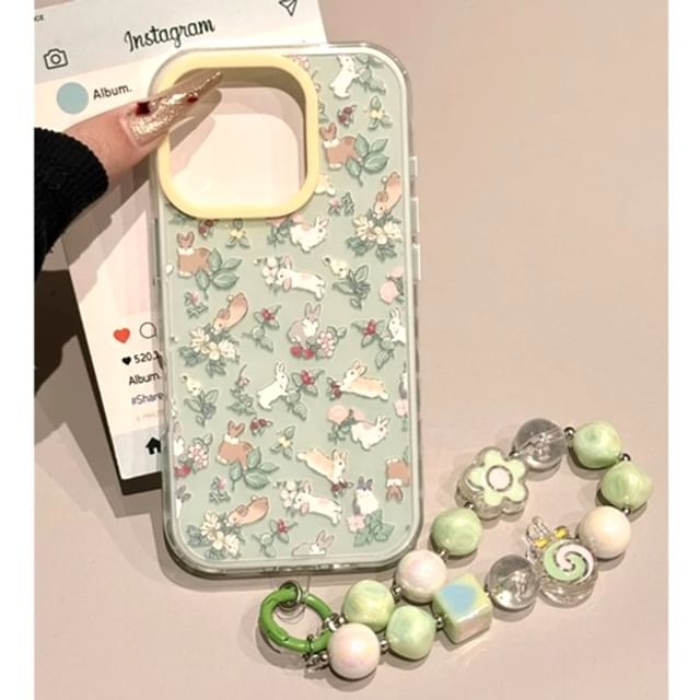 Print Phone Case Strap Rabbit / Set