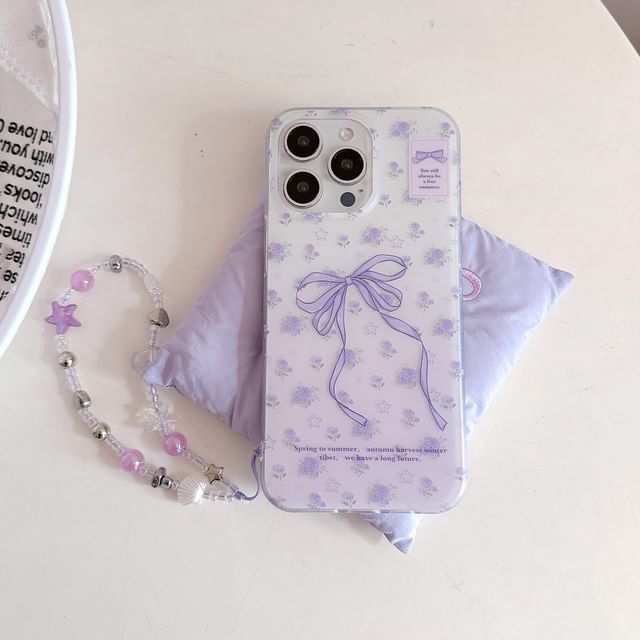 Bow Strap / Case Phone Print Set