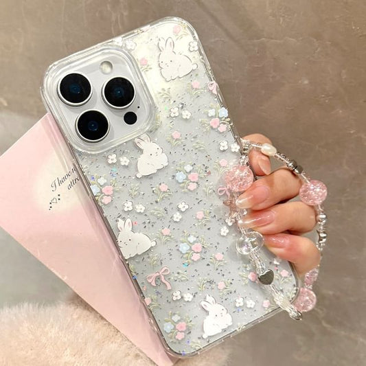 Set Rabbit Strap Phone Case Bead / Print