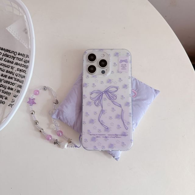 Bow Strap / Case Phone Print Set