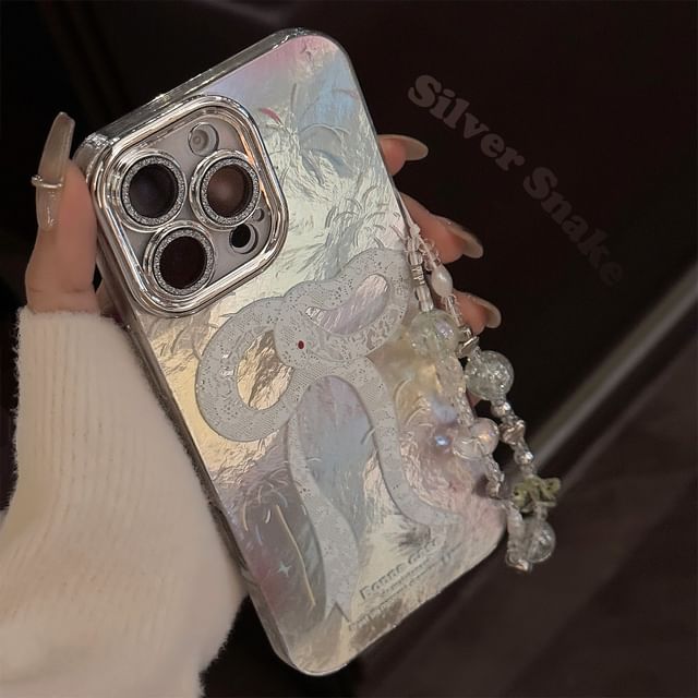 Bead Strap Snake Case / Print Set Phone