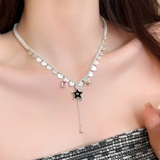 Star Necklace Pendant Lariat