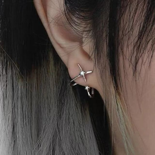 Stud Alloy Earring Star