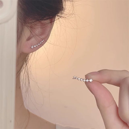 Climber Earring Rhinestone