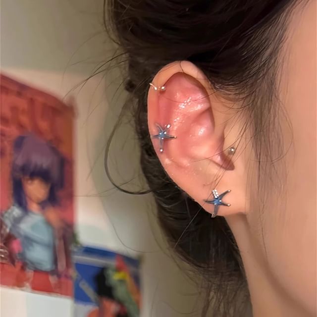 Earring Starfish Stud
