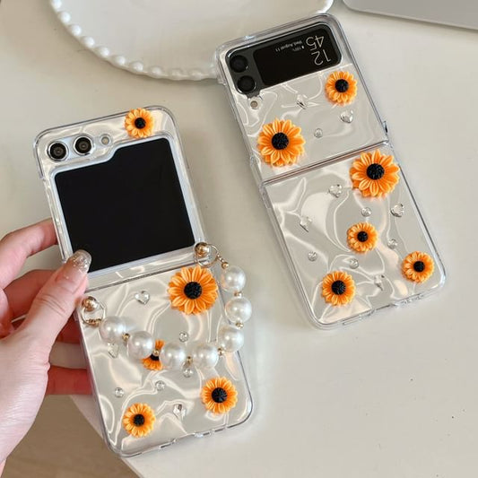 Set / Strap Sunflower Phone Case