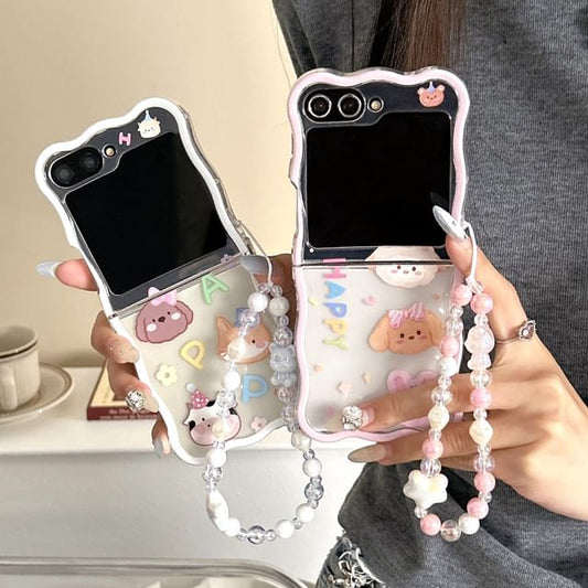 / Case Phone Cartoon Animal Set Strap