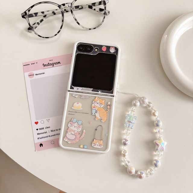 Print Strap Set / Case Phone Cat