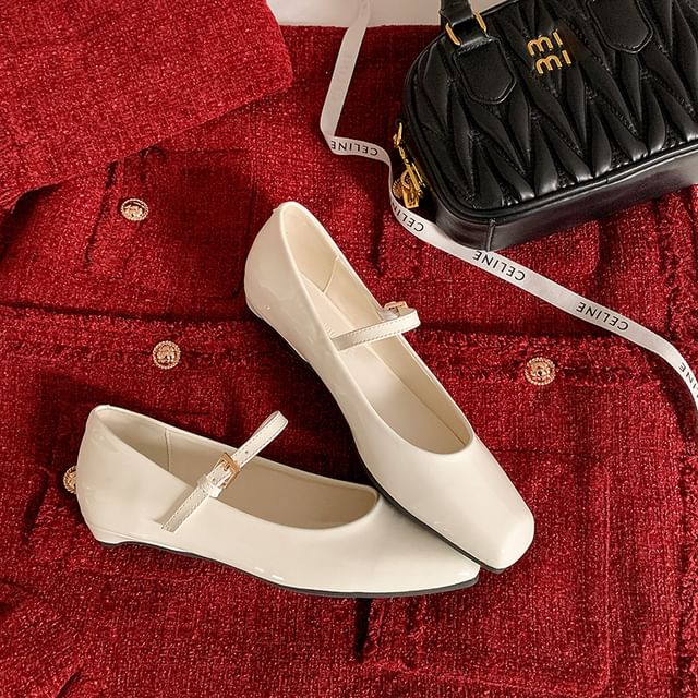 Toe Low Square Slingback Heel Sandals