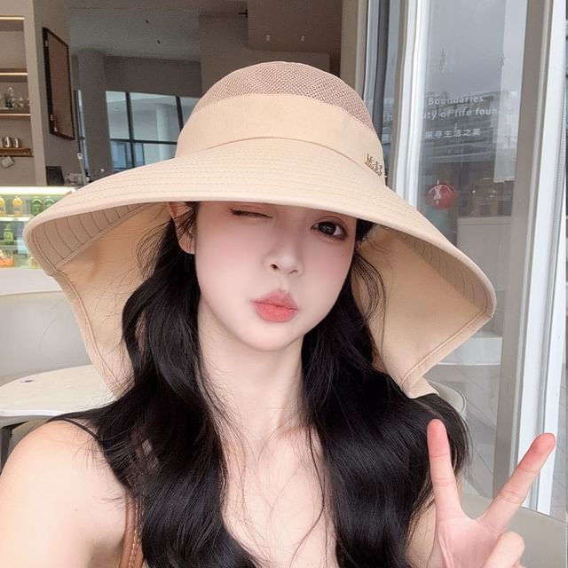 Sun Hat Lettering Plain