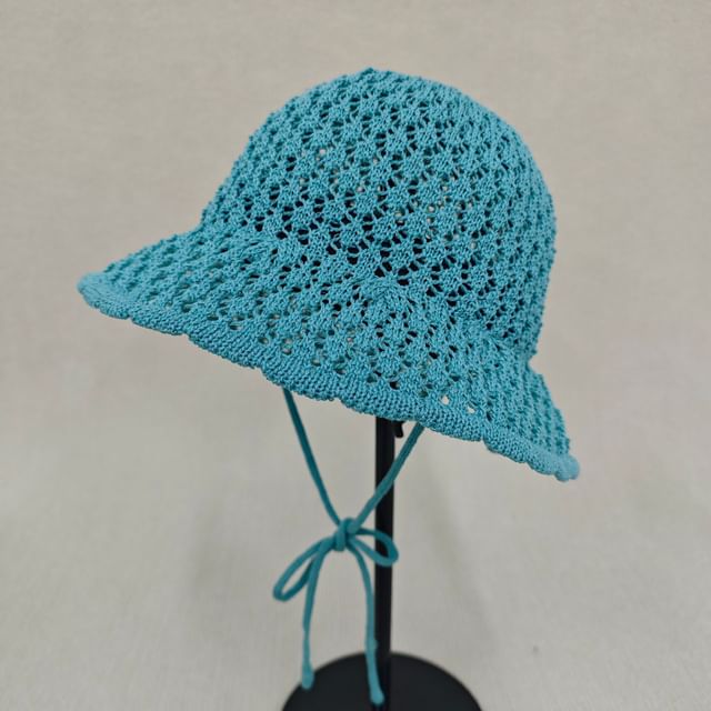 Hat Cloche Knit Plain