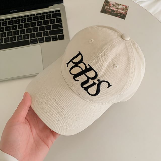 Cap Lettering Baseball Embroidered