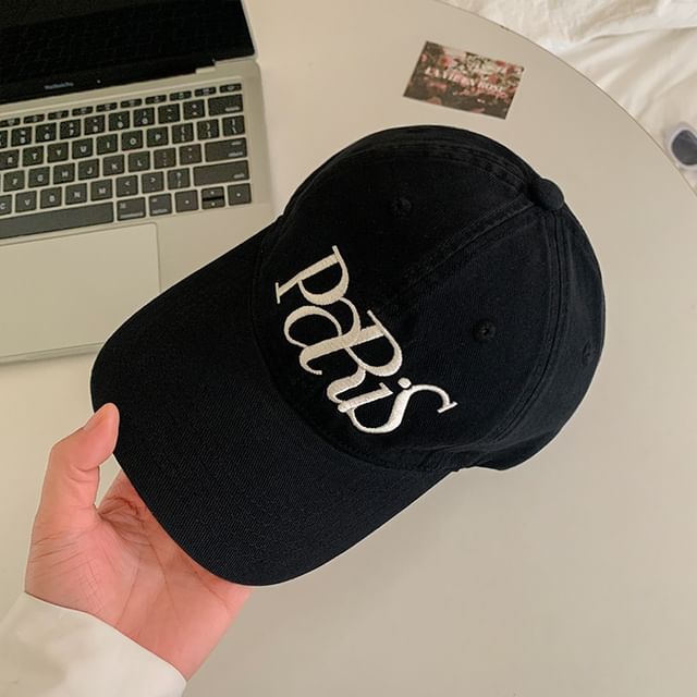 Cap Lettering Baseball Embroidered