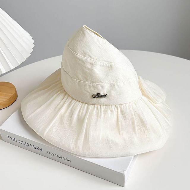 Sun Lettering Plain Hat