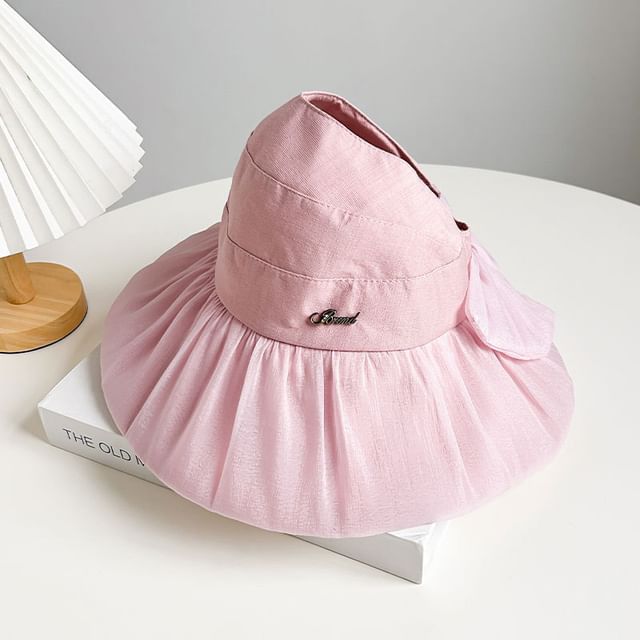 Sun Lettering Plain Hat